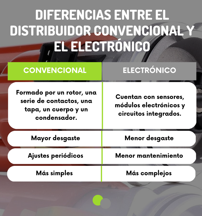 Diferencias entre delco convencional y electrónico