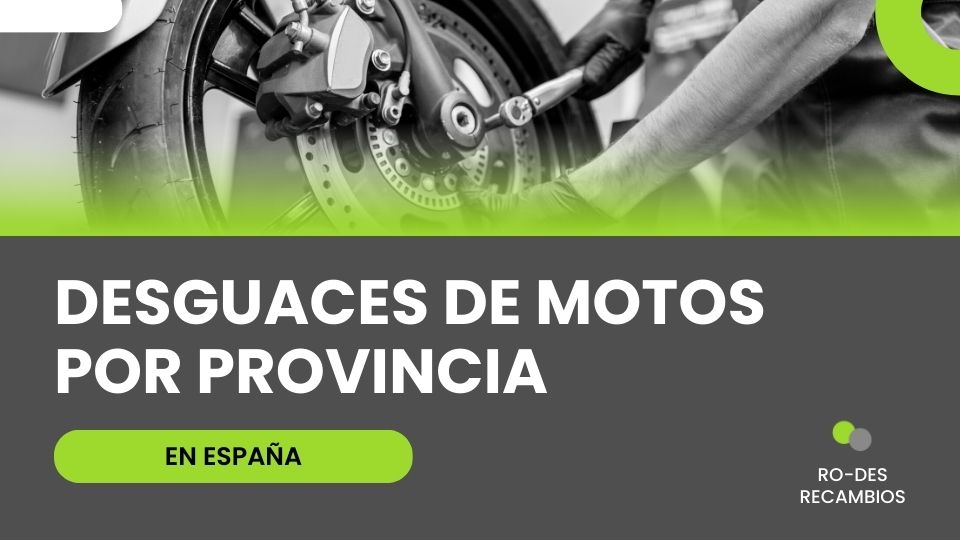 Listado de desguaces de motos en España